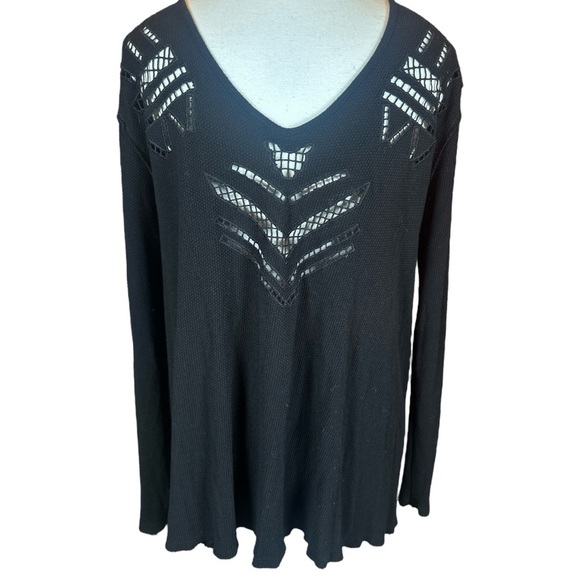 Free People We The Free Moonrise Cut Work Thermal - Picture 6 of 9